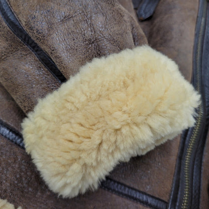 【中古品】【メンズ】 UNKNOWN DESTINATION アンノウンディスティネーション B-3 MOUTON JACKET ムートンジャケット 韓国製 アウター 146-260125-as-09-izu サイズ：L カラー：ブラウン 万代Net店