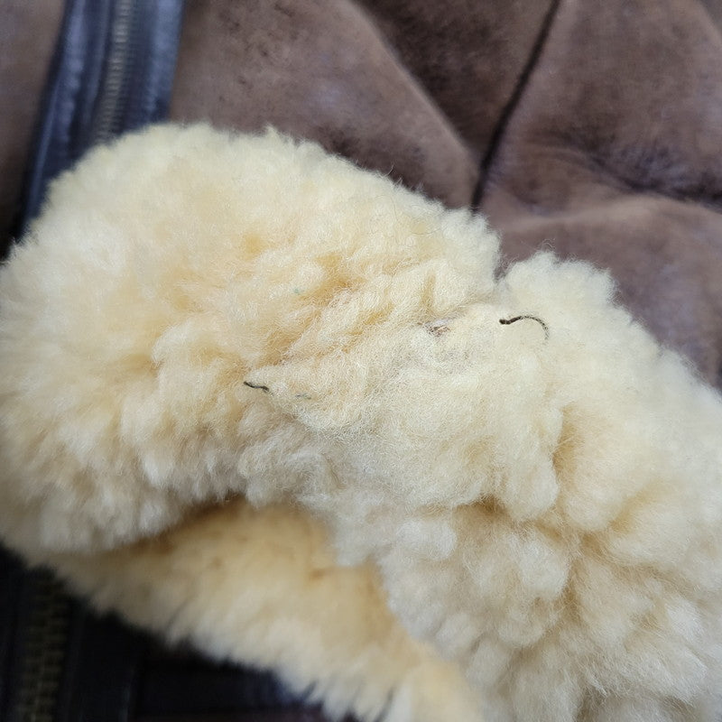【中古品】【メンズ】 UNKNOWN DESTINATION アンノウンディスティネーション B-3 MOUTON JACKET ムートンジャケット 韓国製 アウター 146-260125-as-09-izu サイズ：L カラー：ブラウン 万代Net店