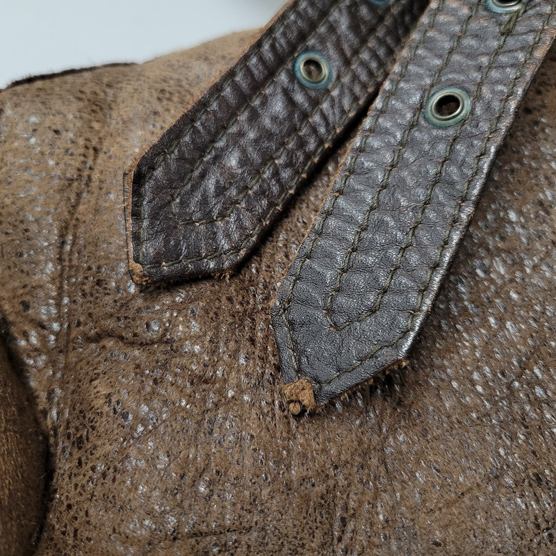 【中古品】【メンズ】 UNKNOWN DESTINATION アンノウンディスティネーション B-3 MOUTON JACKET ムートンジャケット 韓国製 アウター 146-260125-as-09-izu サイズ：L カラー：ブラウン 万代Net店