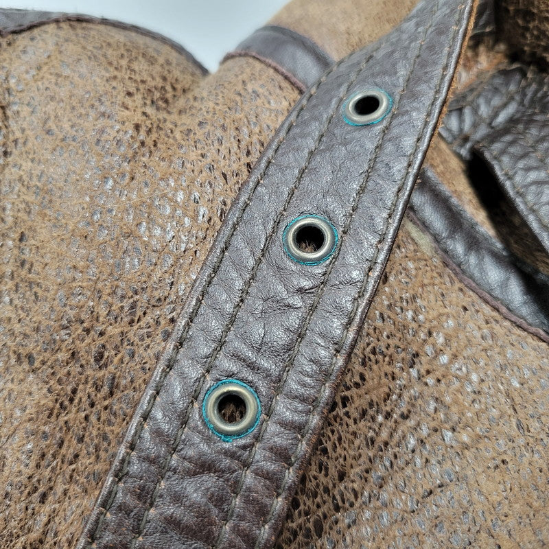 【中古品】【メンズ】 UNKNOWN DESTINATION アンノウンディスティネーション B-3 MOUTON JACKET ムートンジャケット 韓国製 アウター 146-260125-as-09-izu サイズ：L カラー：ブラウン 万代Net店