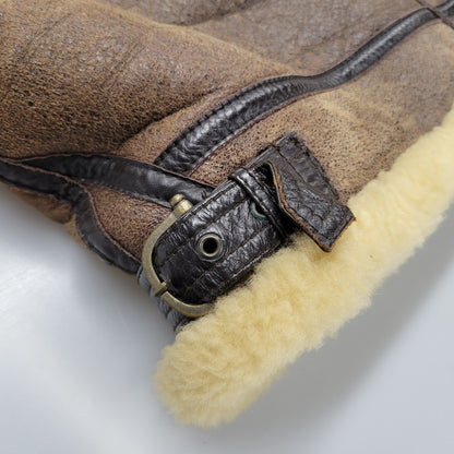 【中古品】【メンズ】 UNKNOWN DESTINATION アンノウンディスティネーション B-3 MOUTON JACKET ムートンジャケット 韓国製 アウター 146-260125-as-09-izu サイズ：L カラー：ブラウン 万代Net店