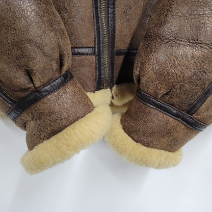 【中古品】【メンズ】 UNKNOWN DESTINATION アンノウンディスティネーション B-3 MOUTON JACKET ムートンジャケット 韓国製 アウター 146-260125-as-09-izu サイズ：L カラー：ブラウン 万代Net店