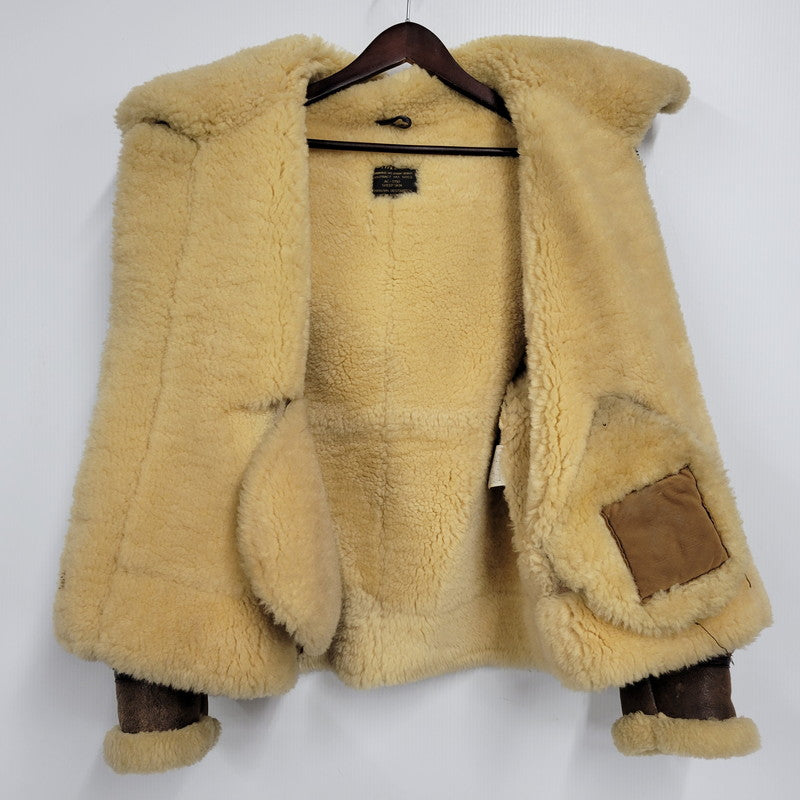 【中古品】【メンズ】 UNKNOWN DESTINATION アンノウンディスティネーション B-3 MOUTON JACKET ムートンジャケット 韓国製 アウター 146-260125-as-09-izu サイズ：L カラー：ブラウン 万代Net店