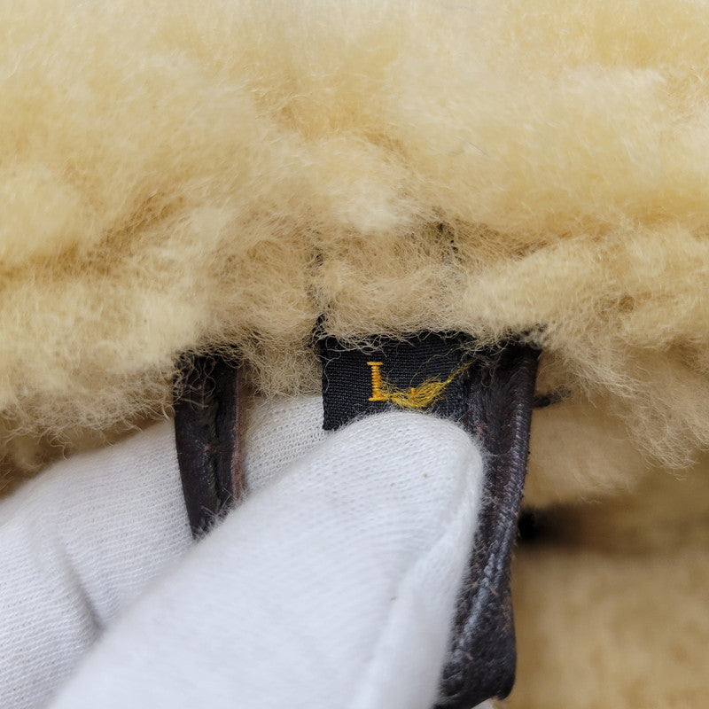 【中古品】【メンズ】 UNKNOWN DESTINATION アンノウンディスティネーション B-3 MOUTON JACKET ムートンジャケット 韓国製 アウター 146-260125-as-09-izu サイズ：L カラー：ブラウン 万代Net店