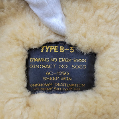 【中古品】【メンズ】 UNKNOWN DESTINATION アンノウンディスティネーション B-3 MOUTON JACKET ムートンジャケット 韓国製 アウター 146-260125-as-09-izu サイズ：L カラー：ブラウン 万代Net店