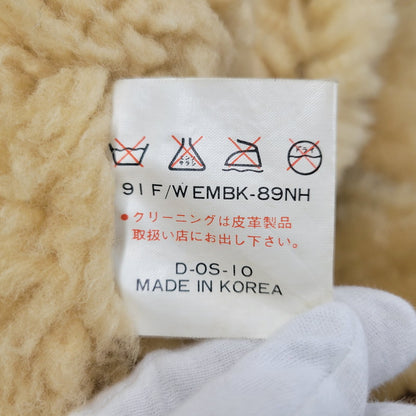 【中古品】【メンズ】 UNKNOWN DESTINATION アンノウンディスティネーション B-3 MOUTON JACKET ムートンジャケット 韓国製 アウター 146-260125-as-09-izu サイズ：L カラー：ブラウン 万代Net店