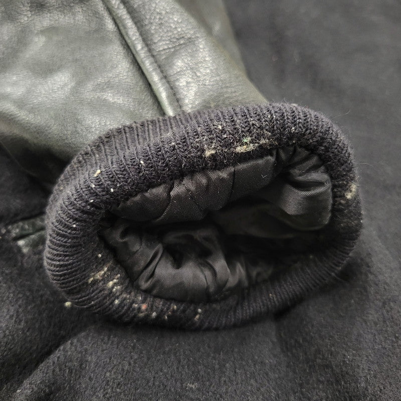 【中古品】【メンズ】 JACK DANIELS STADIUM JACKET ジャックダニエル スタジアムジャケット USA製 スタジャン アウター 146-260125-as-11-izu サイズ：L カラー：ブラック 万代Net店