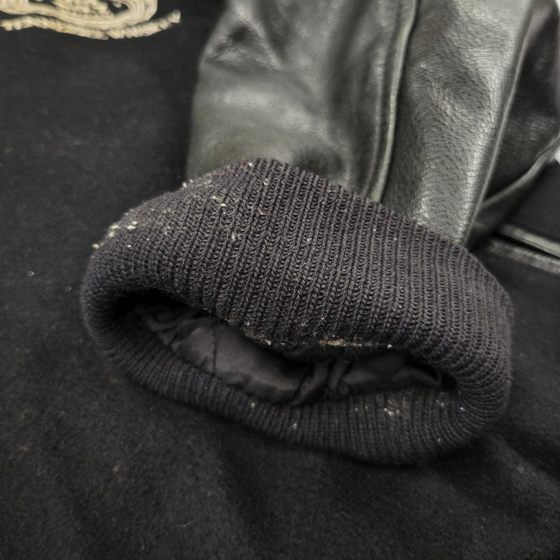 【中古品】【メンズ】 JACK DANIELS STADIUM JACKET ジャックダニエル スタジアムジャケット USA製 スタジャン アウター 146-260125-as-11-izu サイズ：L カラー：ブラック 万代Net店