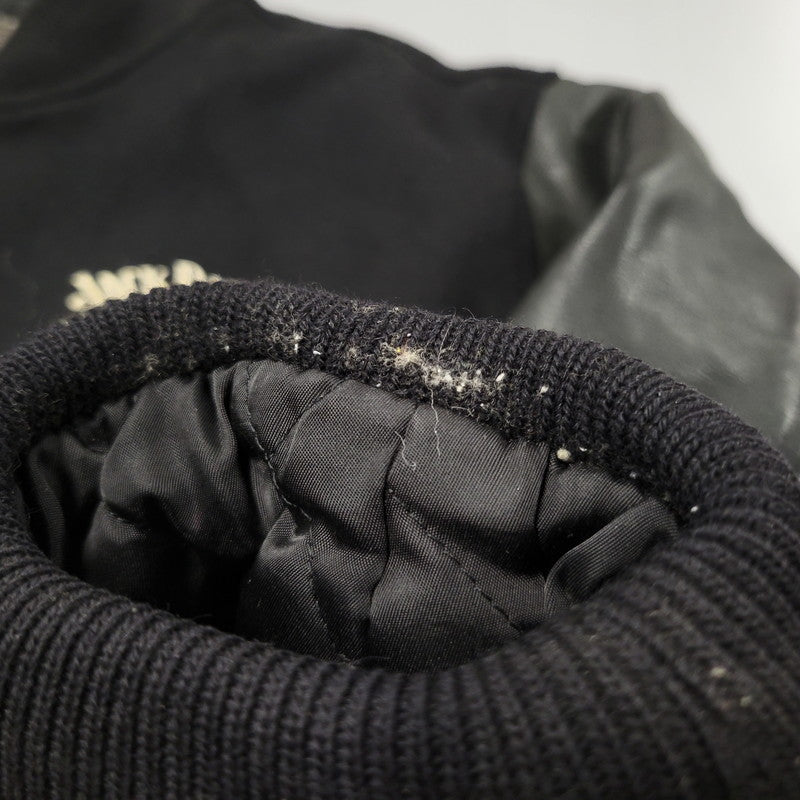 【中古品】【メンズ】 JACK DANIELS STADIUM JACKET ジャックダニエル スタジアムジャケット USA製 スタジャン アウター 146-260125-as-11-izu サイズ：L カラー：ブラック 万代Net店