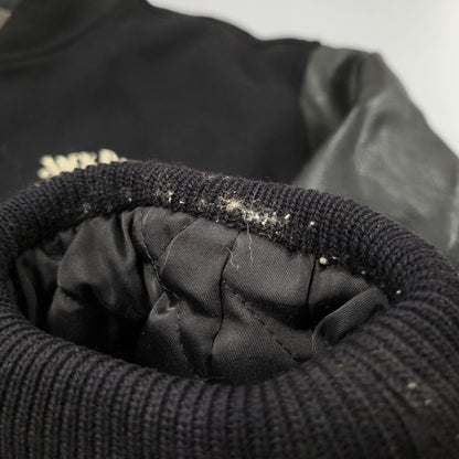 【中古品】【メンズ】 JACK DANIELS STADIUM JACKET ジャックダニエル スタジアムジャケット USA製 スタジャン アウター 146-260125-as-11-izu サイズ：L カラー：ブラック 万代Net店