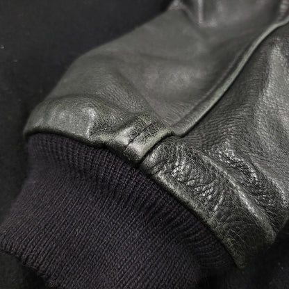 【中古品】【メンズ】 JACK DANIELS STADIUM JACKET ジャックダニエル スタジアムジャケット USA製 スタジャン アウター 146-260125-as-11-izu サイズ：L カラー：ブラック 万代Net店