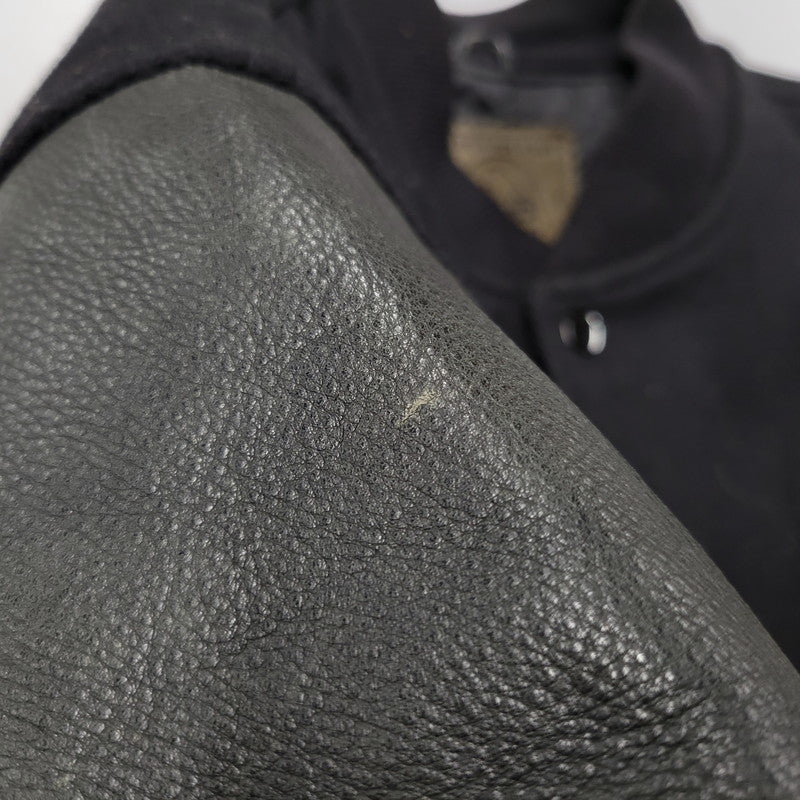 【中古品】【メンズ】 JACK DANIELS STADIUM JACKET ジャックダニエル スタジアムジャケット USA製 スタジャン アウター 146-260125-as-11-izu サイズ：L カラー：ブラック 万代Net店
