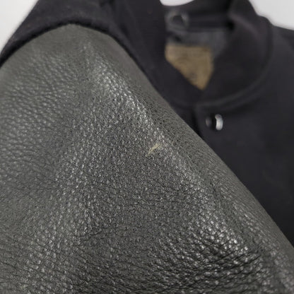 【中古品】【メンズ】 JACK DANIELS STADIUM JACKET ジャックダニエル スタジアムジャケット USA製 スタジャン アウター 146-260125-as-11-izu サイズ：L カラー：ブラック 万代Net店