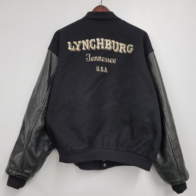 【中古品】【メンズ】 JACK DANIELS STADIUM JACKET ジャックダニエル スタジアムジャケット USA製 スタジャン アウター 146-260125-as-11-izu サイズ：L カラー：ブラック 万代Net店