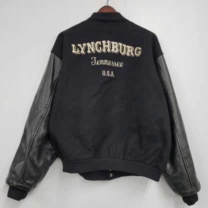 【中古品】【メンズ】 JACK DANIELS STADIUM JACKET ジャックダニエル スタジアムジャケット USA製 スタジャン アウター 146-260125-as-11-izu サイズ：L カラー：ブラック 万代Net店