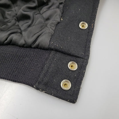 【中古品】【メンズ】 JACK DANIELS STADIUM JACKET ジャックダニエル スタジアムジャケット USA製 スタジャン アウター 146-260125-as-11-izu サイズ：L カラー：ブラック 万代Net店