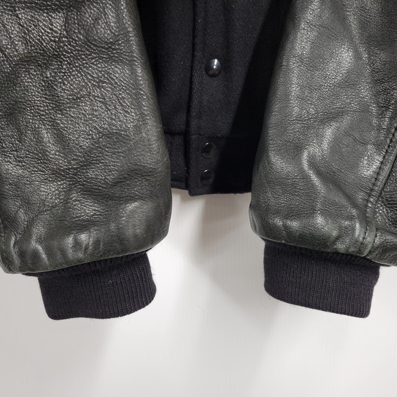 【中古品】【メンズ】 JACK DANIELS STADIUM JACKET ジャックダニエル スタジアムジャケット USA製 スタジャン アウター 146-260125-as-11-izu サイズ：L カラー：ブラック 万代Net店