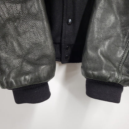 【中古品】【メンズ】 JACK DANIELS STADIUM JACKET ジャックダニエル スタジアムジャケット USA製 スタジャン アウター 146-260125-as-11-izu サイズ：L カラー：ブラック 万代Net店