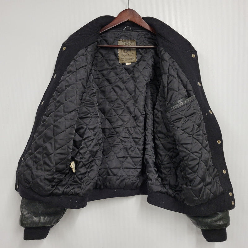 【中古品】【メンズ】 JACK DANIELS STADIUM JACKET ジャックダニエル スタジアムジャケット USA製 スタジャン アウター 146-260125-as-11-izu サイズ：L カラー：ブラック 万代Net店