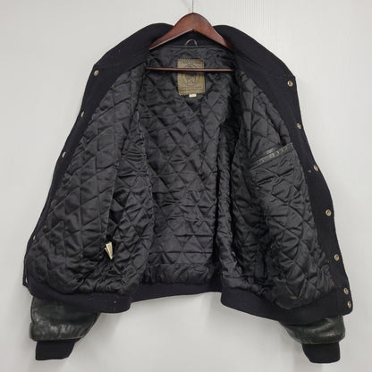 【中古品】【メンズ】 JACK DANIELS STADIUM JACKET ジャックダニエル スタジアムジャケット USA製 スタジャン アウター 146-260125-as-11-izu サイズ：L カラー：ブラック 万代Net店