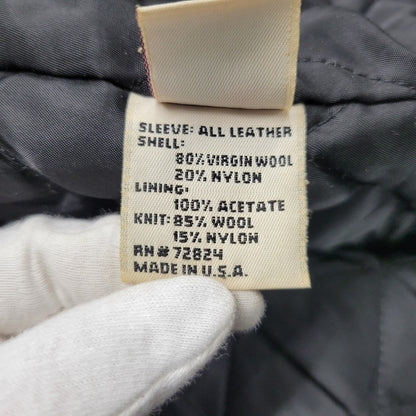【中古品】【メンズ】 JACK DANIELS STADIUM JACKET ジャックダニエル スタジアムジャケット USA製 スタジャン アウター 146-260125-as-11-izu サイズ：L カラー：ブラック 万代Net店