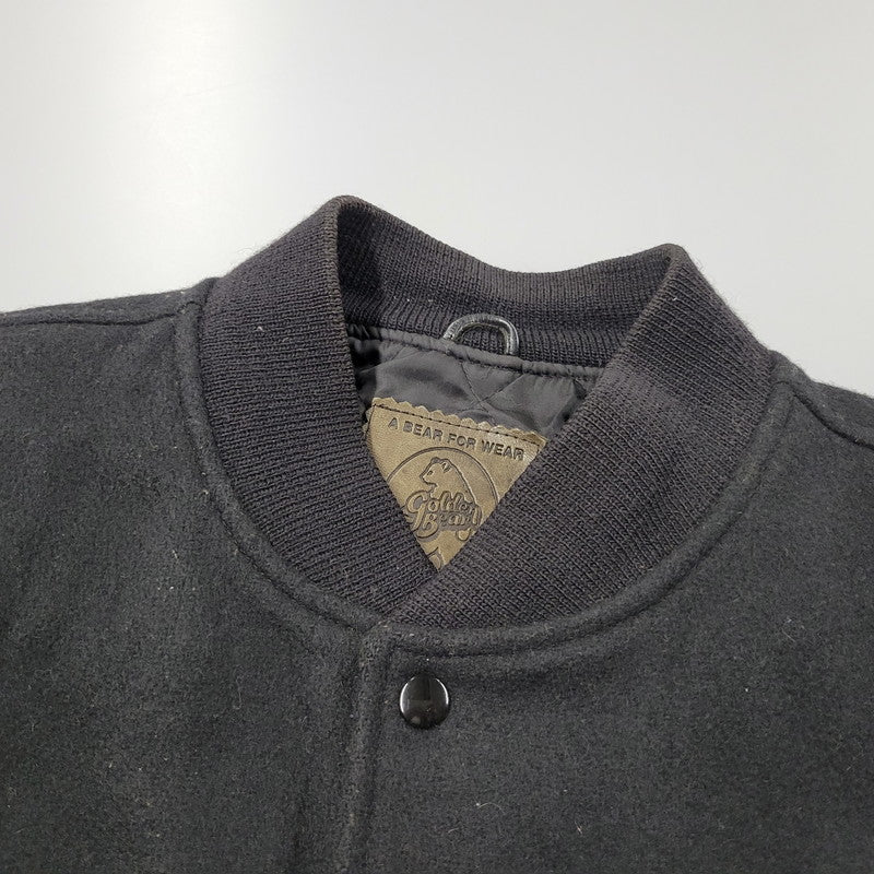 【中古品】【メンズ】 JACK DANIELS STADIUM JACKET ジャックダニエル スタジアムジャケット USA製 スタジャン アウター 146-260125-as-11-izu サイズ：L カラー：ブラック 万代Net店