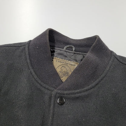 【中古品】【メンズ】 JACK DANIELS STADIUM JACKET ジャックダニエル スタジアムジャケット USA製 スタジャン アウター 146-260125-as-11-izu サイズ：L カラー：ブラック 万代Net店