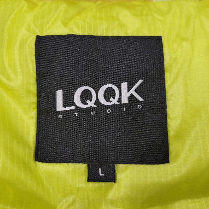 【中古品】【メンズ】 LQQK STUDIO ルックスタジオ TRANCE 700FILL PUFFER JACKET パファージャケット アウター 142-260125-tt-01-izu サイズ：L カラー：イエロー 万代Net店
