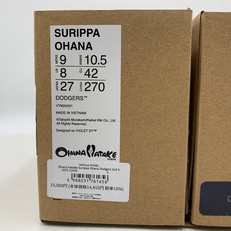 【中古品】【メンズ】 村上隆 × MLB エムエルビー VTM24031 OHANA SURIPPA DODGERS オハナ スリッパ ドジャース シューズ 靴 164-260126-cs-01-izu サイズ：27cm カラー：ブルー 万代Net店