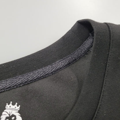 【中古品】【メンズ】 V12 ヴィトゥエルヴ SWEAT SHIRT スウェット シャツ トレーナー トップス 長袖 141-260128-kh-04-izu サイズ：L カラー：ブラック×グレー 万代Net店