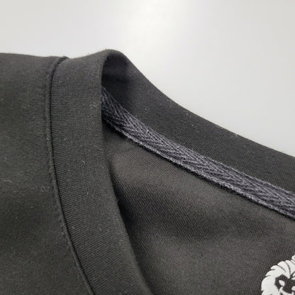 【中古品】【メンズ】 V12 ヴィトゥエルヴ SWEAT SHIRT スウェット シャツ トレーナー トップス 長袖 141-260128-kh-04-izu サイズ：L カラー：ブラック×グレー 万代Net店