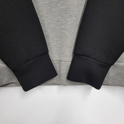 【中古品】【メンズ】 V12 ヴィトゥエルヴ SWEAT SHIRT スウェット シャツ トレーナー トップス 長袖 141-260128-kh-04-izu サイズ：L カラー：ブラック×グレー 万代Net店