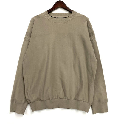 【中古品】【メンズ】 STEIN シュタイン ST.241 STEIN 21SS HIGHLY DENSED GUNDY KNIT ハイリー デンス ガンジー ニット トップス 長袖 140-260126-cs-16-izu サイズ：S カラー：ベージュ 万代Net店