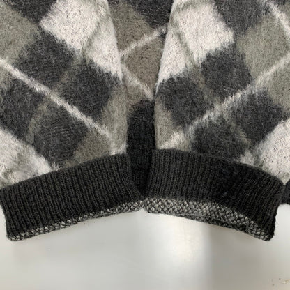 【中古品】【メンズ】 232FUNH-KNM03 23AW ARGYLE PATTERN MOHAIR SWEATER アーガイル パターン モヘア セーター トップス 長袖 142-260126-cs-09-izu サイズ：XL カラー：マルチ 万代Net店