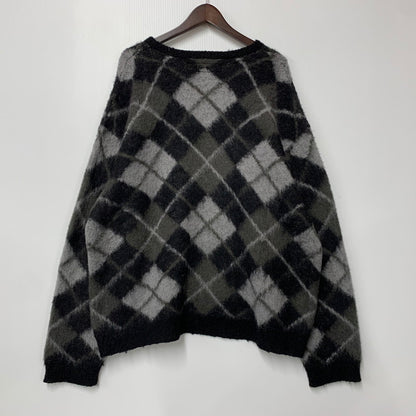 【中古品】【メンズ】 232FUNH-KNM03 23AW ARGYLE PATTERN MOHAIR SWEATER アーガイル パターン モヘア セーター トップス 長袖 142-260126-cs-09-izu サイズ：XL カラー：マルチ 万代Net店
