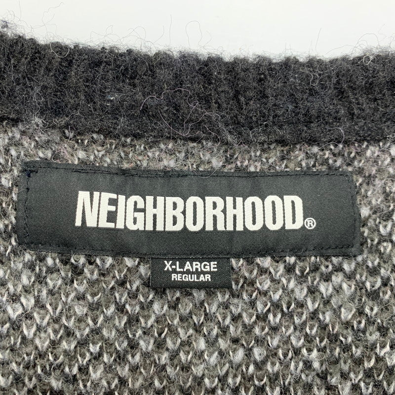 【中古品】【メンズ】 232FUNH-KNM03 23AW ARGYLE PATTERN MOHAIR SWEATER アーガイル パターン モヘア セーター トップス 長袖 142-260126-cs-09-izu サイズ：XL カラー：マルチ 万代Net店