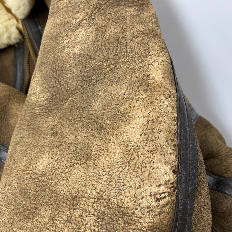 【中古品】【メンズ】 33H5595 USA製 B-3 MOUTON FLIGHT JACKET ビースリー マウンテン フライト ジャケット アウター 146-260126-cs-19-izu サイズ：36 カラー：ブラウン 万代Net店