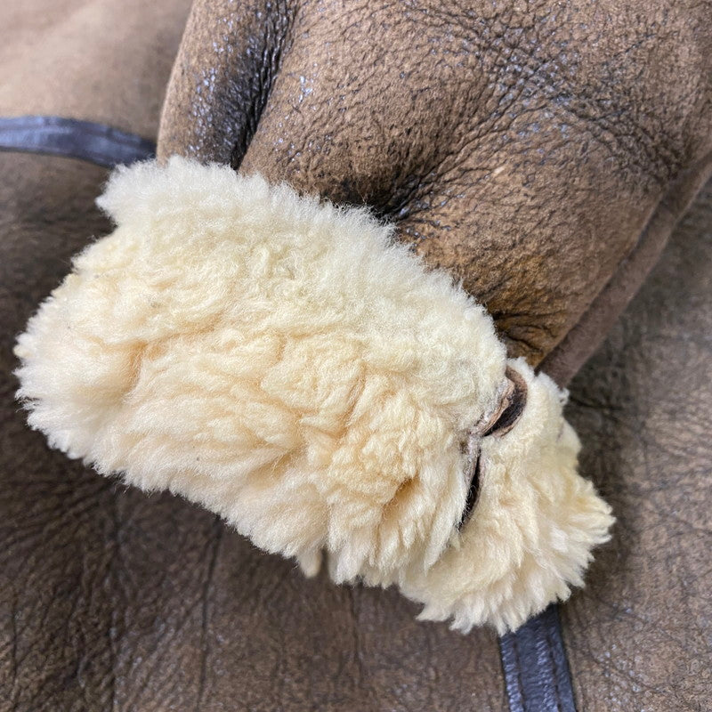【中古品】【メンズ】 33H5595 USA製 B-3 MOUTON FLIGHT JACKET ビースリー マウンテン フライト ジャケット アウター 146-260126-cs-19-izu サイズ：36 カラー：ブラウン 万代Net店
