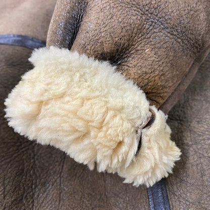 【中古品】【メンズ】 33H5595 USA製 B-3 MOUTON FLIGHT JACKET ビースリー マウンテン フライト ジャケット アウター 146-260126-cs-19-izu サイズ：36 カラー：ブラウン 万代Net店