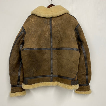 【中古品】【メンズ】 33H5595 USA製 B-3 MOUTON FLIGHT JACKET ビースリー マウンテン フライト ジャケット アウター 146-260126-cs-19-izu サイズ：36 カラー：ブラウン 万代Net店