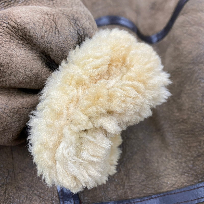 【中古品】【メンズ】 33H5595 USA製 B-3 MOUTON FLIGHT JACKET ビースリー マウンテン フライト ジャケット アウター 146-260126-cs-19-izu サイズ：36 カラー：ブラウン 万代Net店
