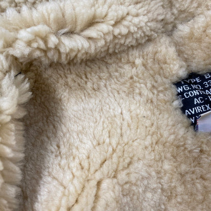 【中古品】【メンズ】 33H5595 USA製 B-3 MOUTON FLIGHT JACKET ビースリー マウンテン フライト ジャケット アウター 146-260126-cs-19-izu サイズ：36 カラー：ブラウン 万代Net店