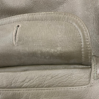 【現状渡し品】【メンズ】 UNITED ARROWS BLUE LABEL ユナイテッドアローズ ブルーレーベル 1225-199-4360 N-3B LEATHER COAT レザー コート アウター 147-260127-yn-06-izu サイズ：S カラー：オリーブ 万代Net店