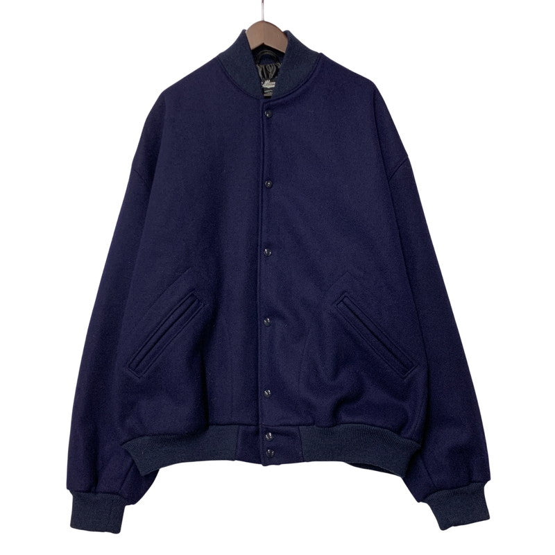 【中古品】【メンズ】 SETTLEMIERS セトルマイアーズ WOOL VARSITY JACKET ウール バーシティ ジャケット アウター 145-260126-cs-10-izu サイズ：52 カラー：ネイビー 万代Net店