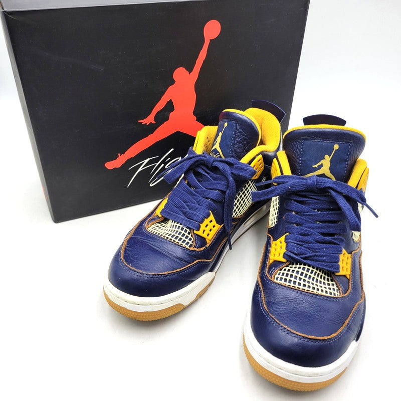 【中古品】【メンズ】 308497-425 AIR JORDAN 4 RETRO DUNK FROM ABOVE エアジョーダン4 レトロ ダンクフロムアバブ スニーカー 靴 160-260128-tt-05-izu サイズ：27.5cm カラー：MID NAVY/MTLLC GLD-GLD LF-WHITE 万代Net店