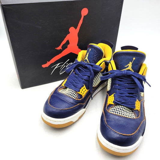 【中古品】【メンズ】 308497-425 AIR JORDAN 4 RETRO DUNK FROM ABOVE エアジョーダン4 レトロ ダンクフロムアバブ スニーカー 靴 160-260128-tt-05-izu サイズ：27.5cm カラー：MID NAVY/MTLLC GLD-GLD LF-WHITE 万代Net店