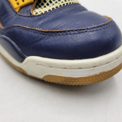 【中古品】【メンズ】 308497-425 AIR JORDAN 4 RETRO DUNK FROM ABOVE エアジョーダン4 レトロ ダンクフロムアバブ スニーカー 靴 160-260128-tt-05-izu サイズ：27.5cm カラー：MID NAVY/MTLLC GLD-GLD LF-WHITE 万代Net店