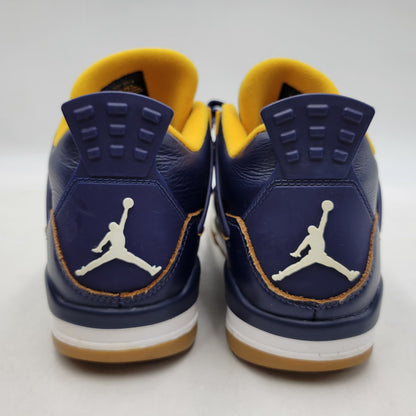 【中古品】【メンズ】 308497-425 AIR JORDAN 4 RETRO DUNK FROM ABOVE エアジョーダン4 レトロ ダンクフロムアバブ スニーカー 靴 160-260128-tt-05-izu サイズ：27.5cm カラー：MID NAVY/MTLLC GLD-GLD LF-WHITE 万代Net店