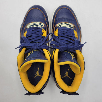 【中古品】【メンズ】 308497-425 AIR JORDAN 4 RETRO DUNK FROM ABOVE エアジョーダン4 レトロ ダンクフロムアバブ スニーカー 靴 160-260128-tt-05-izu サイズ：27.5cm カラー：MID NAVY/MTLLC GLD-GLD LF-WHITE 万代Net店