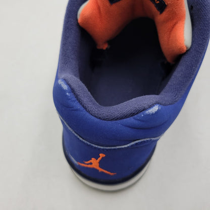 【現状渡し品】【メンズ】 819171-417 AIR JORDAN 5 RETRO LOW KNICKS ナイキ エアジョーダン5レトロ ロー スニーカー 靴 160-260128-tt-06-izu サイズ：32cm カラー：DEEP ROYAL BLUE/TEAM ORANGE-MIDNIGHT NAVY-ATOMIC ORANGE 万代Net店